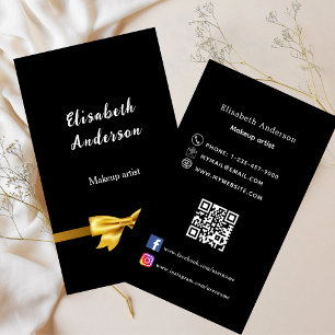 Goldbug QR Code Social Media Premium Visitenkarte