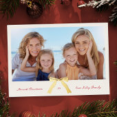 Goldbugcreme-Foto-Folie Folien Feiertagskarte