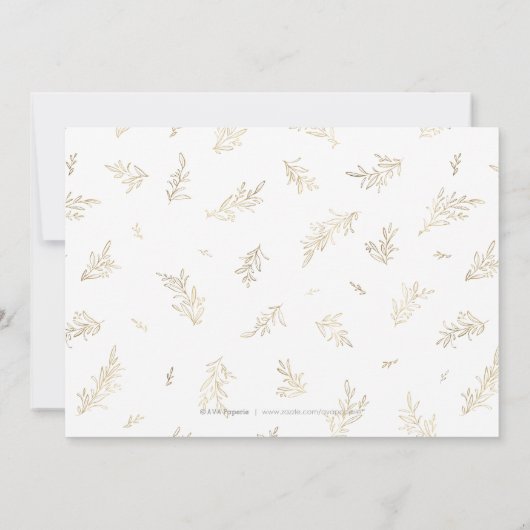 Goldburgunder, botanisch Save the Date (Rückseite)