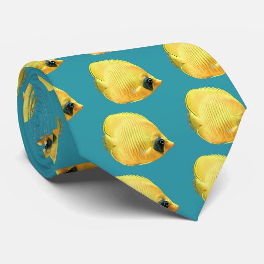 Goldbutterflyfisch Krawatte (Gerollt)