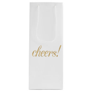Goldchampagner-/-weingeschenktasche, Beifall, Geschenktüte Für Weinflaschen