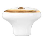 Goldchirho-Monogramm Keramikknauf (Seitenansicht)