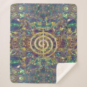 GoldChoku Rei Symbol und Reiki Gebote Sherpadecke