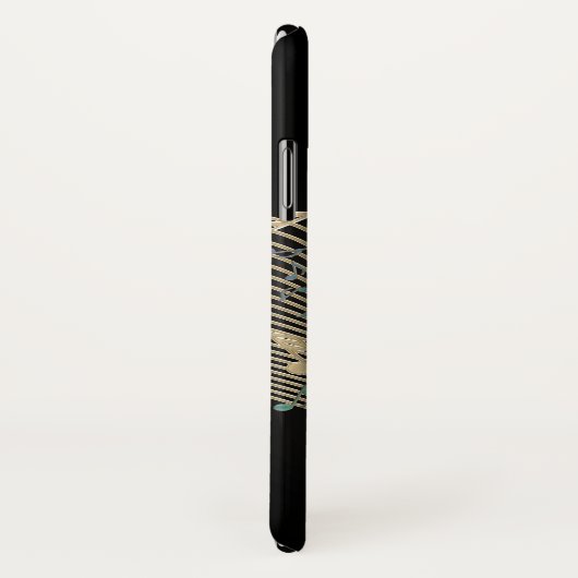 Goldclef-Herz und Musiknoten iPhone X Fall Case-Mate iPhone Hülle (Hinten/Rechts)