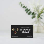 Goldclown-Logo-Vorlagen Visitenkarte (Stehend Vorderseite)