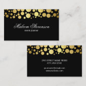 Goldcluster | Lux Shimmer Visitenkarte (Vorne/Hinten)