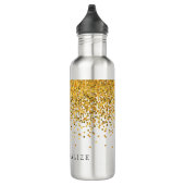 GoldConfetti personalisiert Trinkflasche (Rechts)