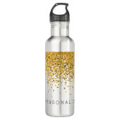 GoldConfetti personalisiert Trinkflasche (Vorderseite)