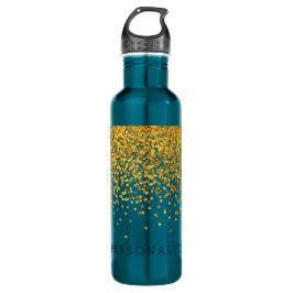 GoldConfetti personalisiert Trinkflasche