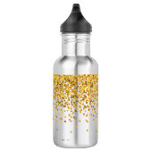 GoldConfetti personalisiert Trinkflasche (Rechts)