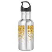 GoldConfetti personalisiert Trinkflasche (Rückseite)