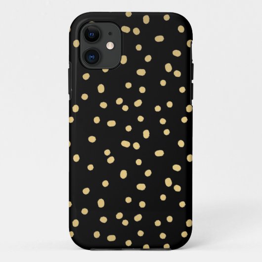 Goldconfetti-Punkte Case-Mate iPhone Hülle (Rückseite)