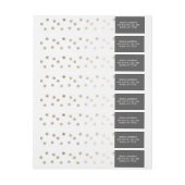 GoldConfetti punktiert (Bogen)