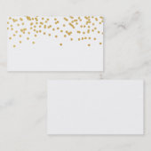 Goldconfetti-Visitenkarten Visitenkarte (Vorne/Hinten)