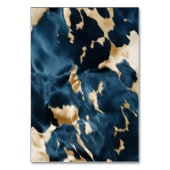 Goldcreme Blue Cream Cowhide Tischnummer (Rückseite)