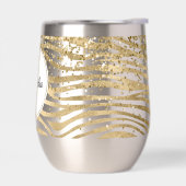 Goldcreme Glitzy Glitzern Zebra Name (Links)
