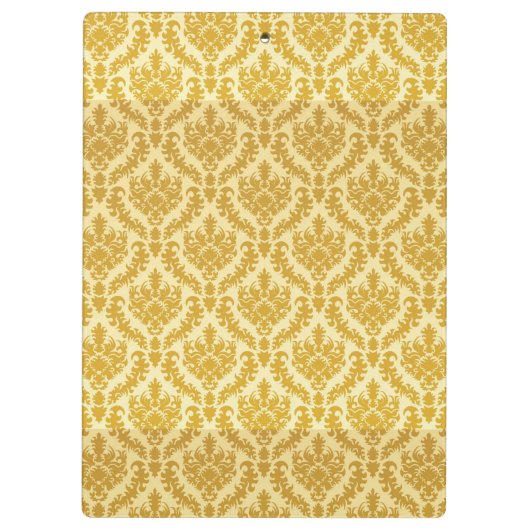 Golddamast Klemmbrett (Rückseite)