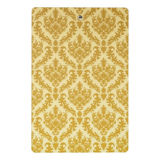 Golddamast Mini Klemmbrett (Rückseite)