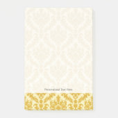 Golddamast Post-it Klebezettel (Vorderseite)