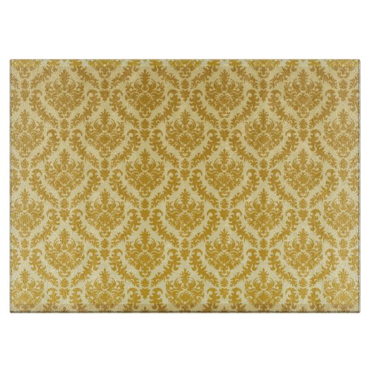 Golddamast Schneidebrett (Vorderseite)