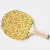 Golddamast Tischtennis Schläger (Seitenansicht)