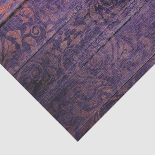 Golddampfer auf der Lila Holzentdeckung Seidenpapier (Detail)