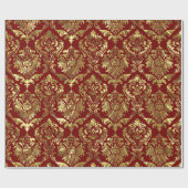 Golddampfer aus Burgund und glänzenden Imitaten Geschenkpapier (Flach)