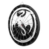 Golddartboard für Weißdrachen Dartscheibe (Vorderseite rechts)