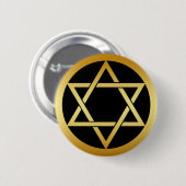 GOLDdavidsstern Button (Vorne & Hinten)