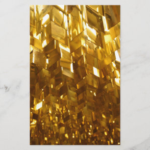 Golddecke Abstrakte Kunst Briefpapier