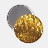 Golddecke Abstrakte Kunst Magnet (Vorderseite/Rückseite)