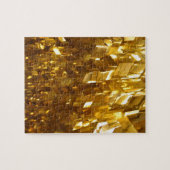 Golddecke Abstrakte Kunst Puzzle (Horizontal)