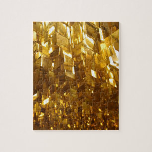 Golddecke Abstrakte Kunst Puzzle