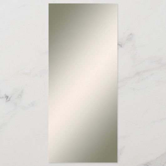 Golddekoratives Blumenmenü Menükarte (Rückseite)