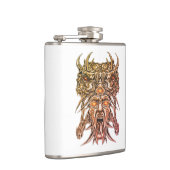 GoldDemon-Gesicht Flachmann (Rechts)