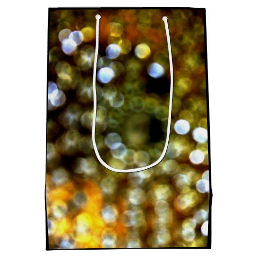 Golddesign Mittlere Geschenktüte (Rückseite)