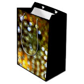 Golddesign Mittlere Geschenktüte (Rückseite Schrägansicht)