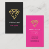 Golddiamant Visitenkarte (Vorne/Hinten)