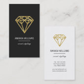 Golddiamant Visitenkarte (Vorne/Hinten)