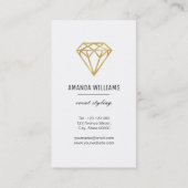 Golddiamant Visitenkarte (Rückseite)