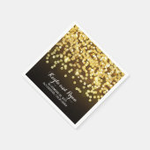 Golddiamantenhochzeit Serviette (Ecke)