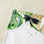 Golddinosaurier Strandtuch (Beispiel)