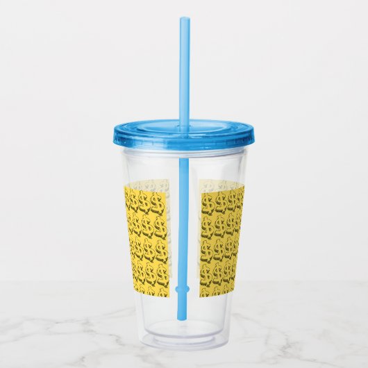 Golddolar Acryltrinkbecher (Rechts)