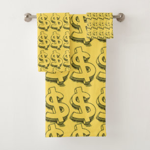 Golddolar Badhandtuch Set