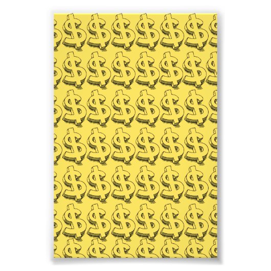 Golddolar Fotodruck (Vorne)