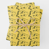 Golddolar Geschenkpapier Set (Beispiel)