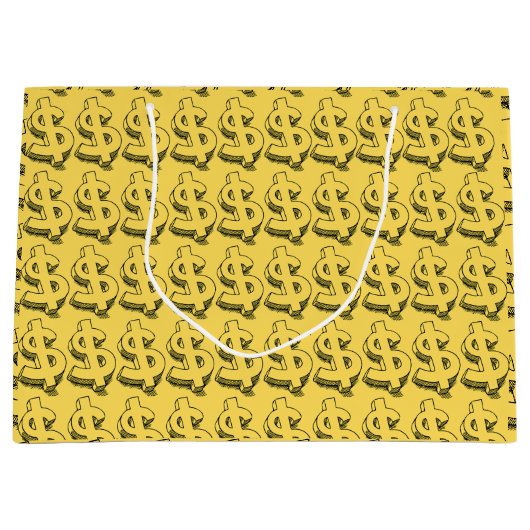 Golddolar Große Geschenktüte (Vorderseite)