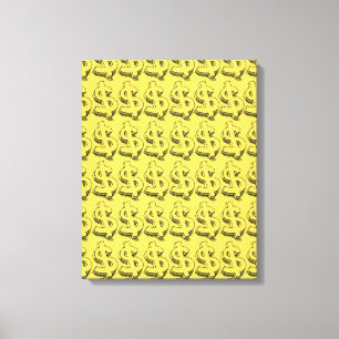 Golddolar Leinwanddruck