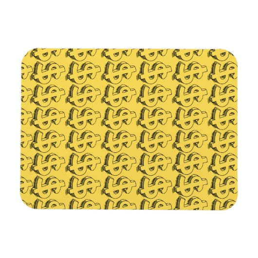 Golddolar Magnet (Horizontal)