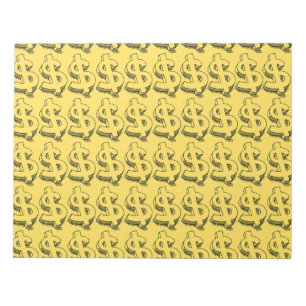 Golddolar Notizblock